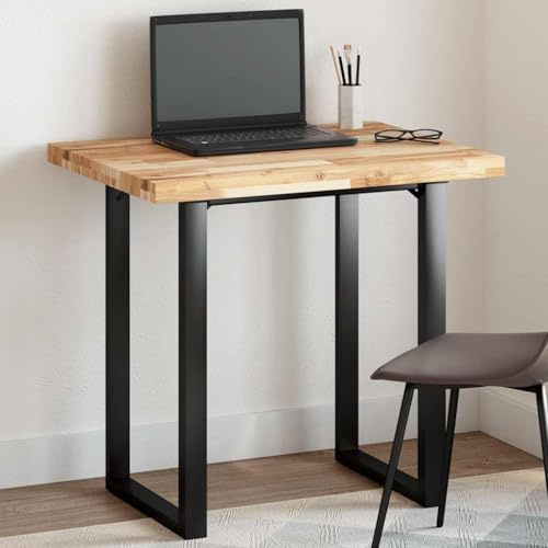 HFXHIJXQ Tischplatte 100x60x4 cm Akazie Massivholz rechteckig unbehandelt für Esszimmer Büro DIY Gaming Desk Küche Home Office Bar Modern Robust