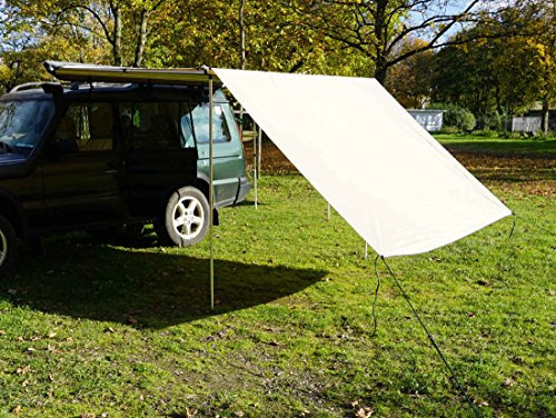 Prime Tech Tarp - Erweiterung zur Fahrzeug-Markise 250 cm in beige – Diverse Farben