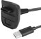 CABLEPELADO Cavo di ricarica per il telecomando wireless compatibile con XBOX 360 | Caricatore USB compatibile con Xbox 360 | 4800 mAh | USB 2.0 | cavo da 1,80 metri | nero (nero)