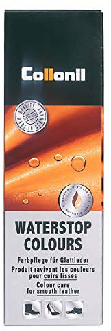 Collonil Waterstop Colours Schuhpflege für Glattleder 75 ml + Rema Ersatzschwammaufträger (546 Blau)