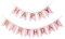 Haobase Happy Birthday Banner Geburtstag Girlande Party Dekorationen (Rosa)