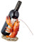 Cepewa - 44233 - Weinflaschenhalter, Hummer, Polyresin, 12cm x 20cm x 15cm