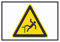 HB-Druck Vorsicht Absturzgefahr Symbol Schild A4 (210x297mm)