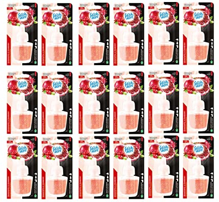 Fresh & More Nachfüllflakons für Duftstecker (18er Pack) Granatapfel & Cranberry, 19ml