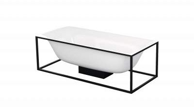 Bette Lux Shape Rechteck-Badewanne freistehend 170x75x45cm, 2 Rückenschrägen, 3451-, Farbe: Weiß - 3451-000