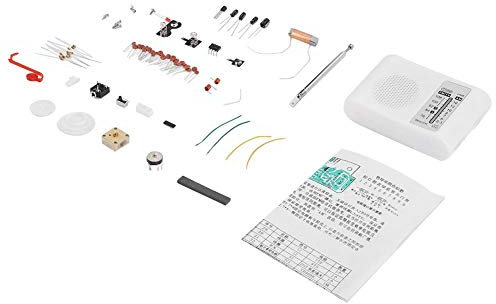 Fafeicy CF210SP Am/FM Radio de Doble Banda DIY Kit de Radio, Kit de ensamblaje electrónico, 76-108MHZ Rango de recepción de FM, 525-1605KHz Rango de recepción de Am
