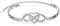 Sterling Silber Always My Sister, Forever My friend Inspirierend Verstellbar Unendlichkeit Armband Freundschaftsschmuck für Damen Frauen Mädchen Schwester Mutter Tochter (Sister Heart Infinity)