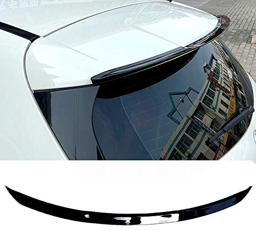 Premium ABS Material Spoiler Heckspoiler für Mercedes Benz A-Klasse W176 A180 A200 2013-2018, stanzfreie 3M-Klebstoffmontage, glänzend schwarz