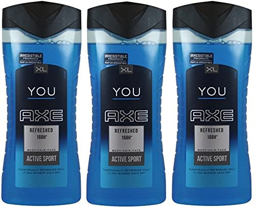 Axe Lot de 3 gels douche 400 ml