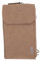 Zwei Handytasche zum Umhängen Mademoiselle.M MP30 Smartphone-Etui & Geldbörse 2-in-1, umlaufender Reißverschluss, längenverstellbarer Riemen, Mini-Handtasche 19 x 10 x 3 cm (Nubuk-Sand)