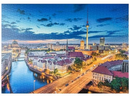 MyPuzzle Skyline Berlin - Premium 1000 Teile Puzzle - MyPuzzle Sonderkollektion von Puzzle Galaxy