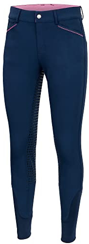 Start Kinder Reithose – Vollbesatz Silikon – Elastisch & Verstärkt – Reiterhose für Mädchen & Jungen mit Zipper-Taschen - Wealden Full Grip