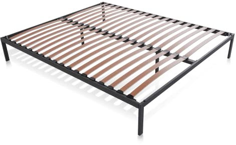 ONNUVO Bettgestell 160 x 190 cm für Doppelbett, italienische Marke, Modell Tokyo, Unabhängige Lattenrost verstärkt, hochwertige Materialien und Oberflächen, geräuschdämpfendes Lattenrostsystem