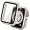 Tuocal 2 Pièces PC Coque Compatible avec Apple Watch 41mm Series 9 Series 8 Series 7 Protection Écran, Dur PC Matériel Coque, Couverture Complète Ultra Mince Verre Trempé Écran Coque Femmes Hommes