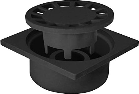 Jardibric - Siphons de Cour (150 x 150 mm, Noir)