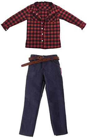 Amagogo 1/6 Scale Shirt Jacket Jeans Set for 12 Inch Male Action Figure