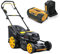 Mowox® EM 4662 SX-Li Lithium-Ion Akku-Rasenmäher mit 46cm Schnittbreite, Radantrieb, 3in1 Funktion, 60L Fangsack, Anzeige, Höhenverstellung, kugelgelagerte Räder, EASY2STORE-Funktion, XXL-Räder