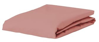 ESSENZA Spannbettlaken Minte Dusty Rose, 140x200 cm - 100% Baumwollsatin 300TC - Uni