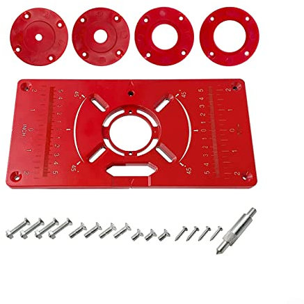 Aluminiumlegierung, Frästisch-Einsatz, Platte, Trimmen, Holzbearbeitungsmaschine, Flip Board