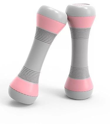 Technofit Kurzhantel Gewichte für Gymnastik im Paar Gewicht bis zu 2 kg für Aerobic verstellbar