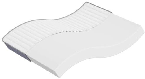 vidaXL Matratze Schaumstoff Mittelweich 140x200 cm
