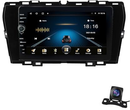 Android 12 Radio Auto Per SsangYong Tivoli 2019-2021 9 Pollici Android Radio Auto 2 DIN Con Carplay Wireless/Android Auto Bluetooth/GPS Navi/FM Radio/WiFi/USB/SWC ( Size: K600S(6G+128G) )