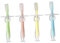 FRCOLOR 4stücke Stehend Saug Zahnbürste Silikon Beißring Zahnbürste Für Junge Mädchen Junge Mädchen Verwenden Kausicheres Material Weiche Borsten Beißkissen Mit Griff Für