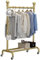 Kommerzielle Kleiderbügel aus Metall, Boutique-Kleiderständer, Kleiderschränke, Aufbewahrungsregale, Schuhbeutel, Kleider-Organizer, Kleiderständer auf Rädern, rollender Kleiderständer zum A