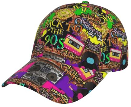 Retro 80er 90er Jahre Mode Stil Trucker Hut Herren Damen Baseball Cap Mütze Verstellbar Einfarbig Cap