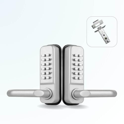 BT Security Serrure à Code mécanique Double contrôle d'accès bt208