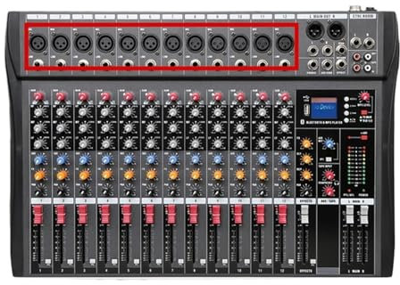 Equalizzatore Grafico 6/8/12 Canali Dj Controller Mixer Audio Tavolo di Missaggio Audio Scheda Pc Professionale Console Digitali Console di Interfaccia Attrezzatura Professionale(12 Channel)