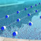 Pool-Sicherheitsseil mit Schwimmern Pool-Trennwand Barriere für Innen- und Außenpools Edelstahlhaken vormontiert