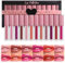 12 Farben Lipgloss Set, Mirror Lippenstift Set, Make Up Set Lippenstift 24 Stunden Halt, Wasserfester, Feuchtigkeitsspendend, Non Fading, High Pigmented, Glanz Lipstick Makeup Geschenkset für Frauen