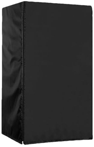 Funda para frigorífico, para exteriores, antisordos, para proteger congeladores verticales, color negro