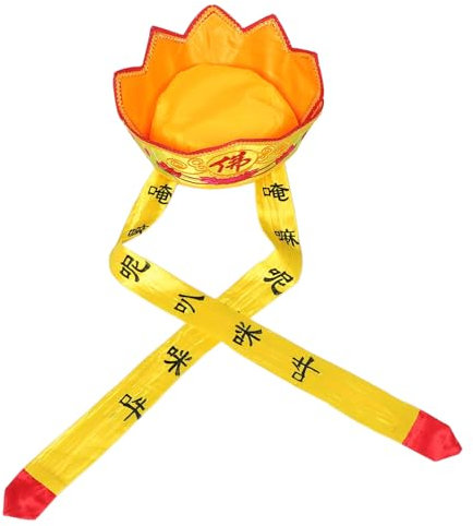 ERINGOGO Faltbare Mönchsmütze Für Cosplay Stilvolles Festival-hat Atmungsaktives Material Für Komfort Vielseitige Mütze Für Auftritte Und Alltag Tragbare Hut-Requisite Für Kreative