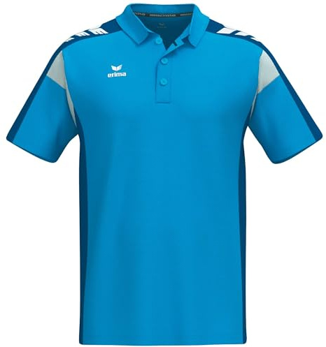 Erima Unisex Erwachsene Celebrate 125 Funktions Polo (1112506), Curacao/New royal, XXS