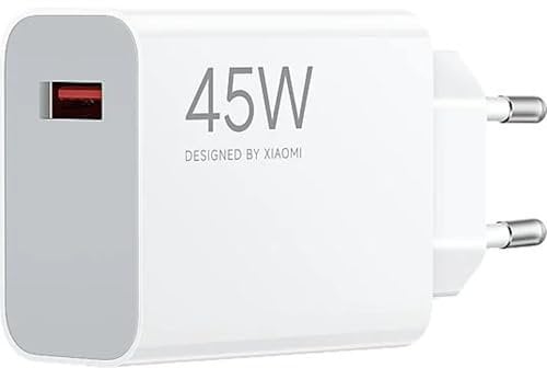 Xiaomi Cargador Turbo USB-A 45W Adaptador de Corriente Blanco