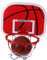 TOYANDONA Hängender Basketballkorb Für Indoor & Outdoor Kein Bohren Erforderlich Kompakter Basketballsatz Mit Board Für Jungen Und ädchen Ideal Für Kleine Hände