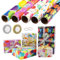 Foydream Geschenkpapier Kinder, 5 Rollen Geschenkpapier Geburtstag 43 cm x 300 cm Packpapier Rolle Recycelbar für Erwachsene Mädchen Party Ostern Weihnachten