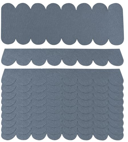 Dachpappe für Vogelhaus 32pcs Dachpappe für Vogelhaus, Selbstklebend Dachpappe, Wasserdicht Dachpappe Selbstklebend, für Nistkasten Hasenstall Insektenhotel (Grau)