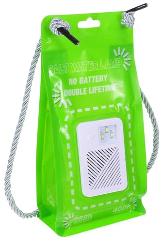 LIFKOME Salzwasser Inklusive Lanyard und Salzbeutel Opp Pet Abs Material Notfalllaterne Grün mit 3 LED 100ma 0,5w für Rettungseinsätze und Outdoor Abenteuer