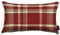 McAlister Textiles Heritage | Sofakissen mit Füllung in Rot | 60 x 40 cm | gewobenes Tartan-Muster kariert | Deko gefülltes Kissen Sofa, Bett, Couch pflegeleichtes Wolle-Gefühl