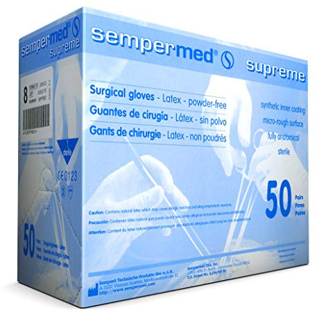 Sempermed OP-Handschuhe, Größe 8, 50 Paar/Box