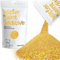 Hemway Glitter Paint Additive - Gold Holographic | Metallic Flakes for Adding Sparkle to Paints & Wood Varnish | Add to Emulsion, Acrylic & Latex for Indoor Sparkly Walls | 100 g