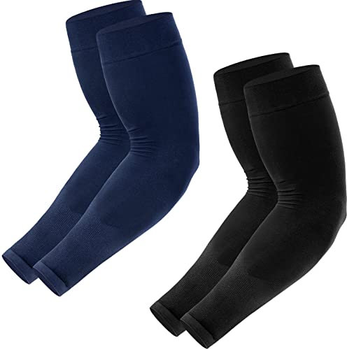 Newbyinn Arm Sleeves for Men Women, Cooling Sleeves to Cover Tattoo Arm, UV Sun Protection, Mid Compression, Tattoo Cover Up, Gaming Sleeve