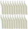 Alomejor 100PCS Fishing Anti Sleeves 20mm PE Fishing Line Zielhakenhülse für das Karpfenfischen