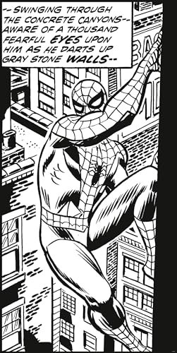 Komar Marvel IADX2-085 Papier peint photo en non-tissé Motif Spider-Man Classic Climb 100 x 200 cm