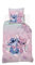 Disney Stitch & Angel - Funda nórdica de 140 x 200 cm y 1 funda de almohada de 63 x 63 cm, 100 % algodón, color rosa