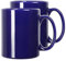 SHOWFULL Extra Large Coffee Mugs, 22 OZ Coffee Mug Set of 2, Smooth Ceramic Boss Cups, Big Capacity and Large Handle, for Dad Men, Blue