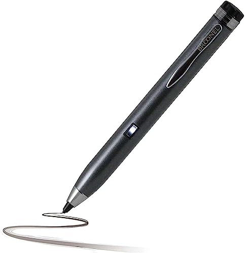 Broonel Grey Fine Point Digital Active Stylus Pen - Compatible With Nokia T20 Android 11 WiFi Tablet 10.36